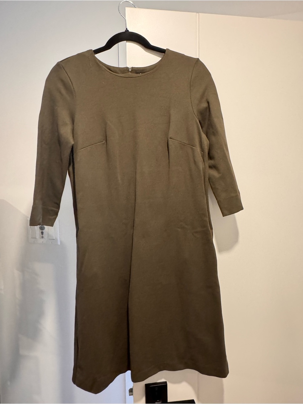 Olive Green Women's Shift Dress